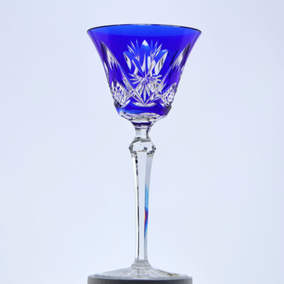 Katalogowy   kieliszek z   etykietką  firmową    Wittwer  Polanica  Zdrój    1935 r.   " Horst "