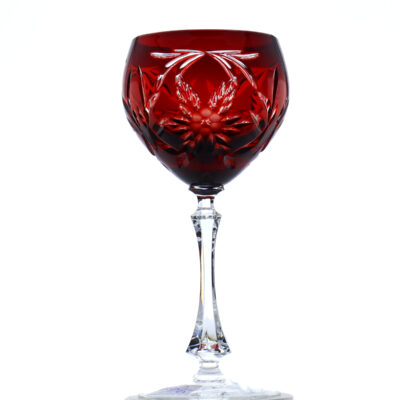 Sygnowany  kieliszek w  stylu art deko  huta  Józefina   1930 - 40   r.